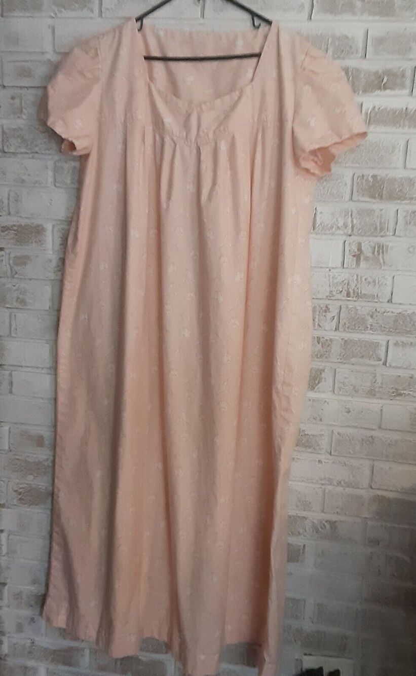 Vintage Handmade Day Dress Lounge Quality XL Roomy